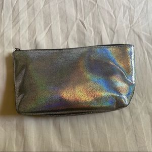 New | Iridescent Cosmetic Makeup Bag + Miscellaneous Makeup Bundle